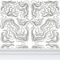 Contouring elemental Patterned Wallpaper